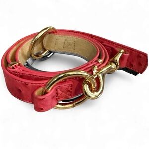YulTaylor Brand new belt Pink Faux ostrich
